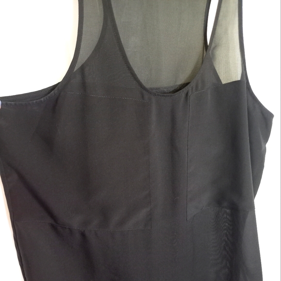 T by Alexander Wang black silk tank top - Picture 3 of 7